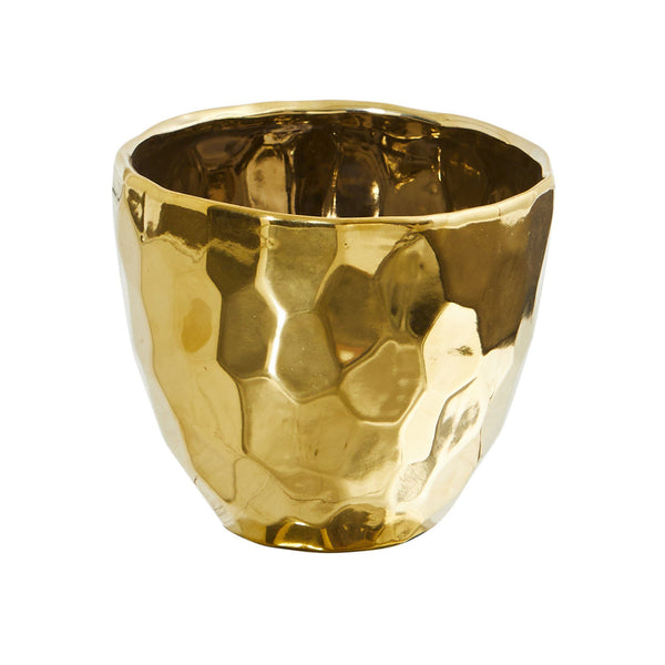 6” Designer Gold Vase