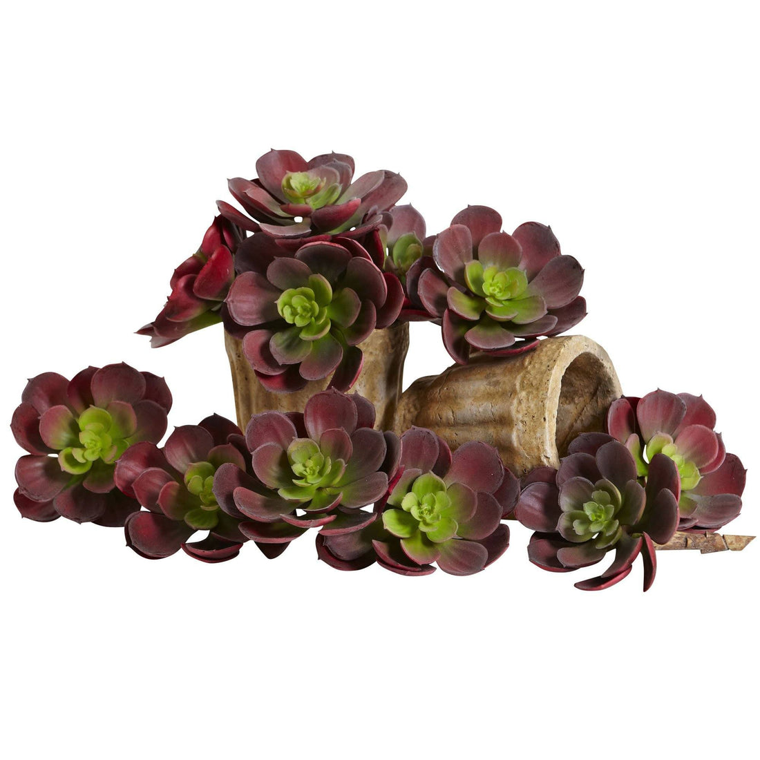 artificial echeveria succulent 6” Echeveria Succulent (Set of 12) 6106-S12 Nearly Natural