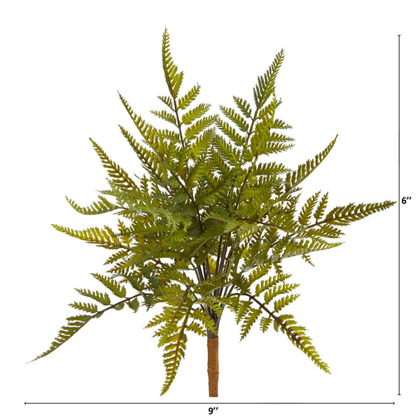 6” Fern Artificial Plant (Set of 6)