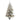 6’ Flocked Long Vermont Pine Tree with 758 Branches and 250 LED Lights in Decorative Planter