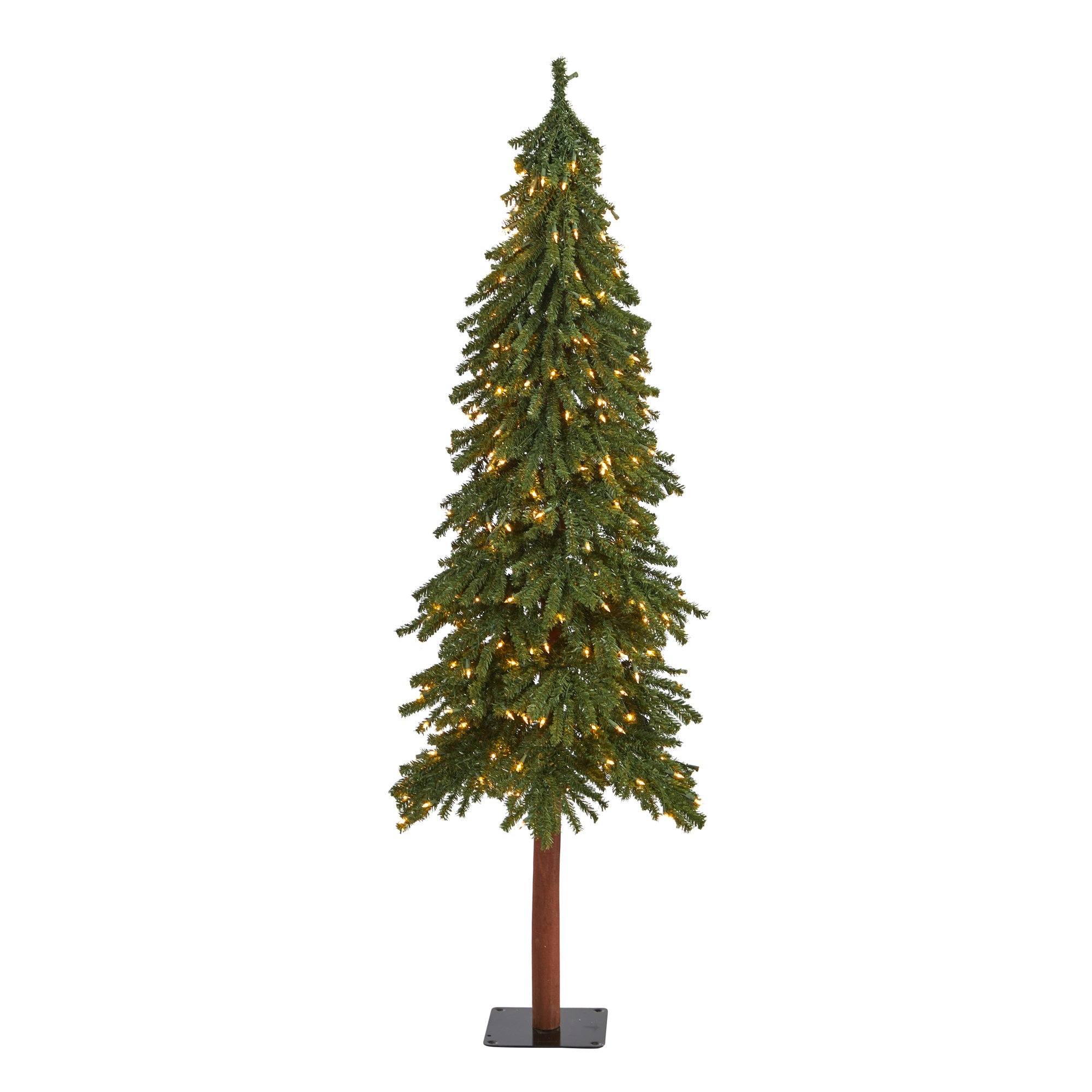 treeページ 6' Grand Alpine Artificial Christmas Tree with 300 Clear Lights