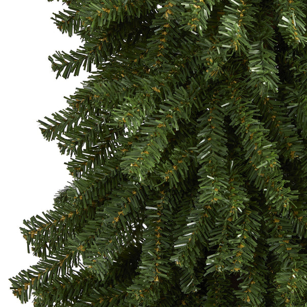 6’ Grand Alpine Artificial Christmas Tree with 601 Bendable Branches on Natural Trunk