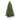 6’ Grand Teton Spruce Flat Back Artificial Christmas Tree with 180 Clear LED Lights and 727 Bendable Branches
