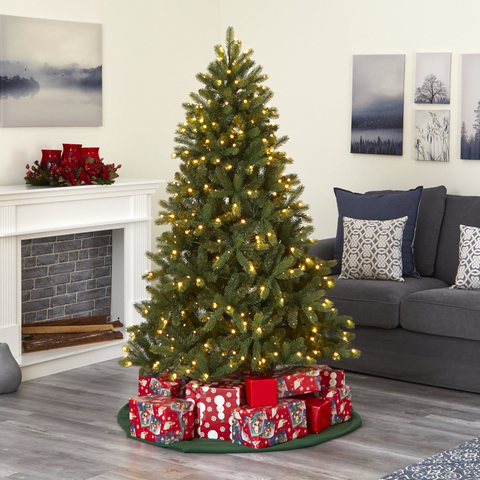 6' New Haven Spruce “Natural Look” Artificial Christmas Tree with