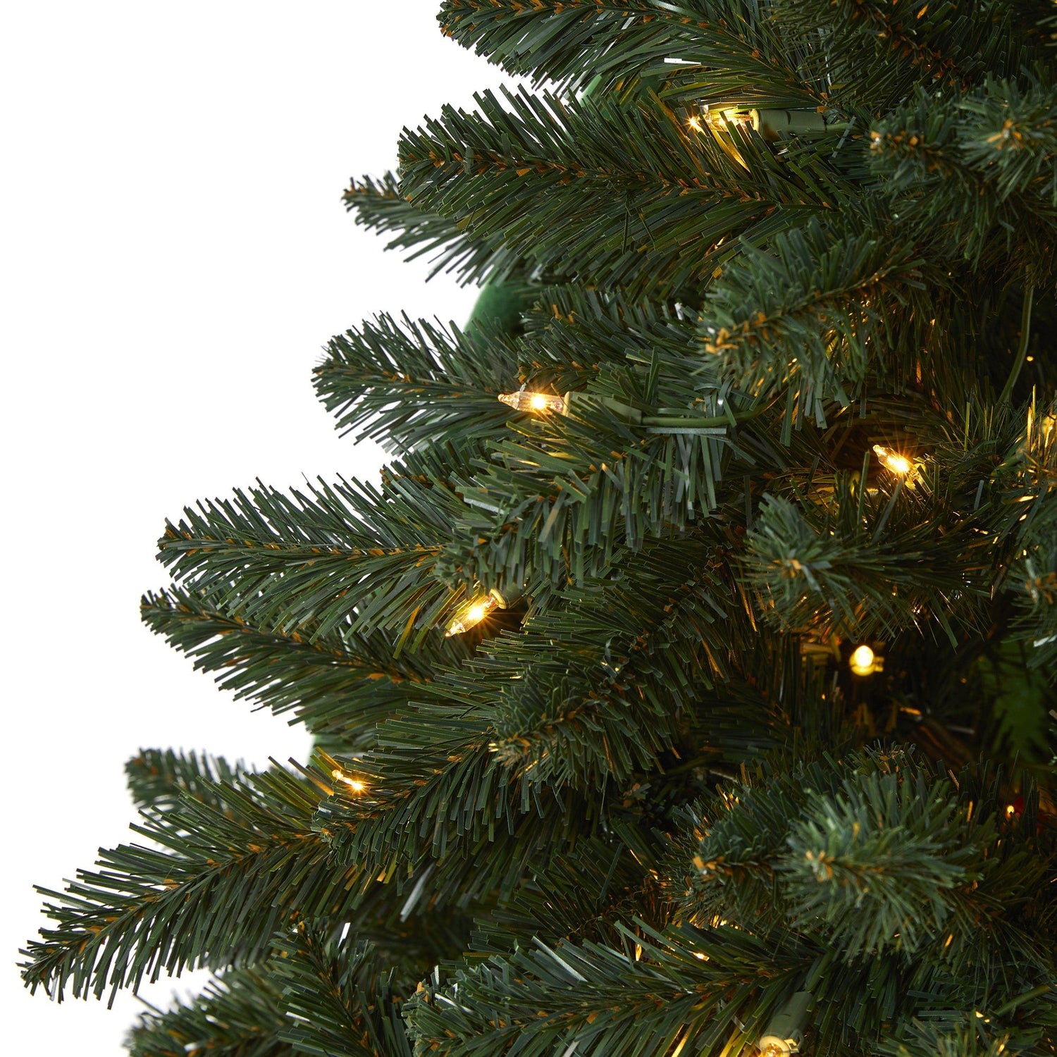 6’ Northern Rocky Spruce Artificial Christmas Tree with 300 Clear Lights and 838 Bendable Branches