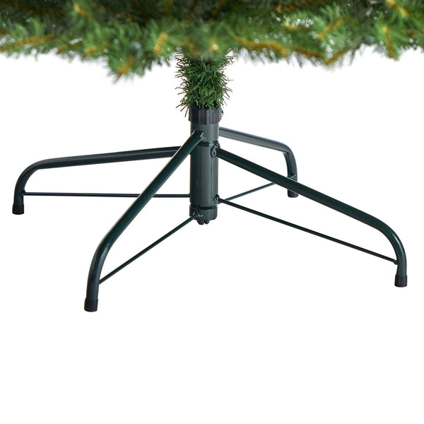 6' Norwegian Mountain Fir Christmas Tree with 1448 Bendable Branches and 400 Clear LED Lights