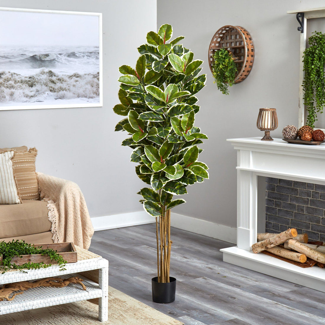 6 Oak Artificial Tree UV Resistant (Indoor/Outdoor)