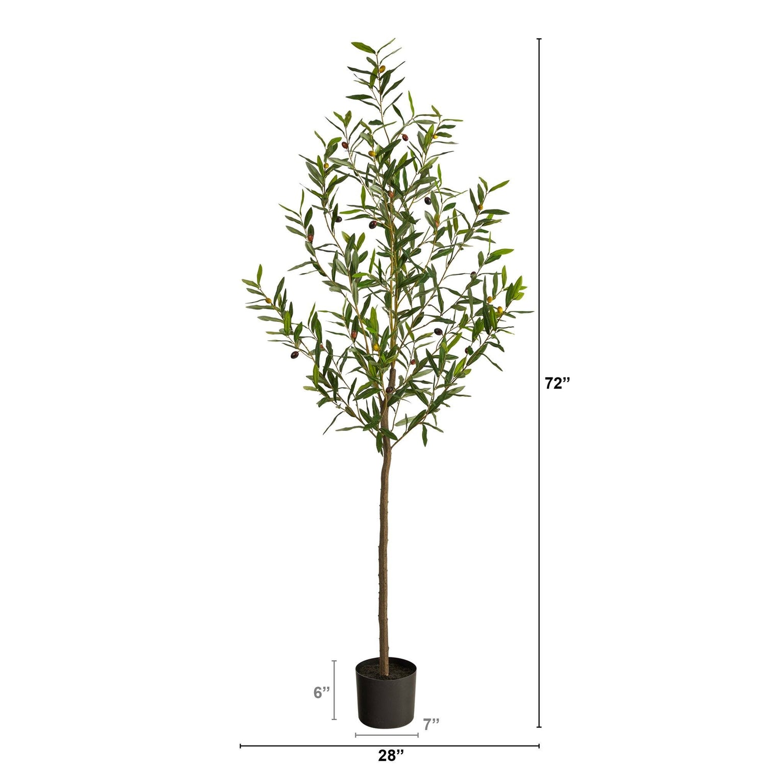 6’ Olive Artificial Tree