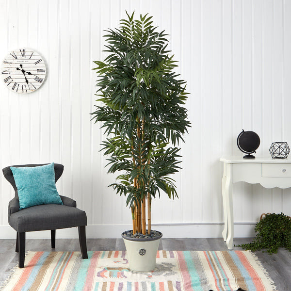 6’ Phoenix Artificial Palm tree in Decorative Planter
