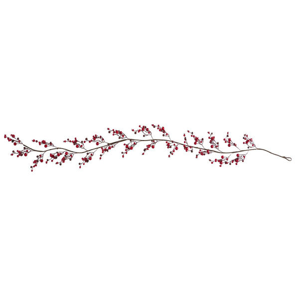 6’ Red Berry Artificial Garland (Set of 2)