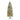 6’ Slim Flocked Montreal Fir Artificial Christmas Tree with 250 White LED Lights and 743 Branches