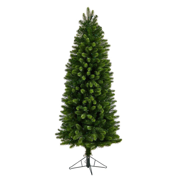 6’ Slim Virginia Spruce Artificial Christmas Tree