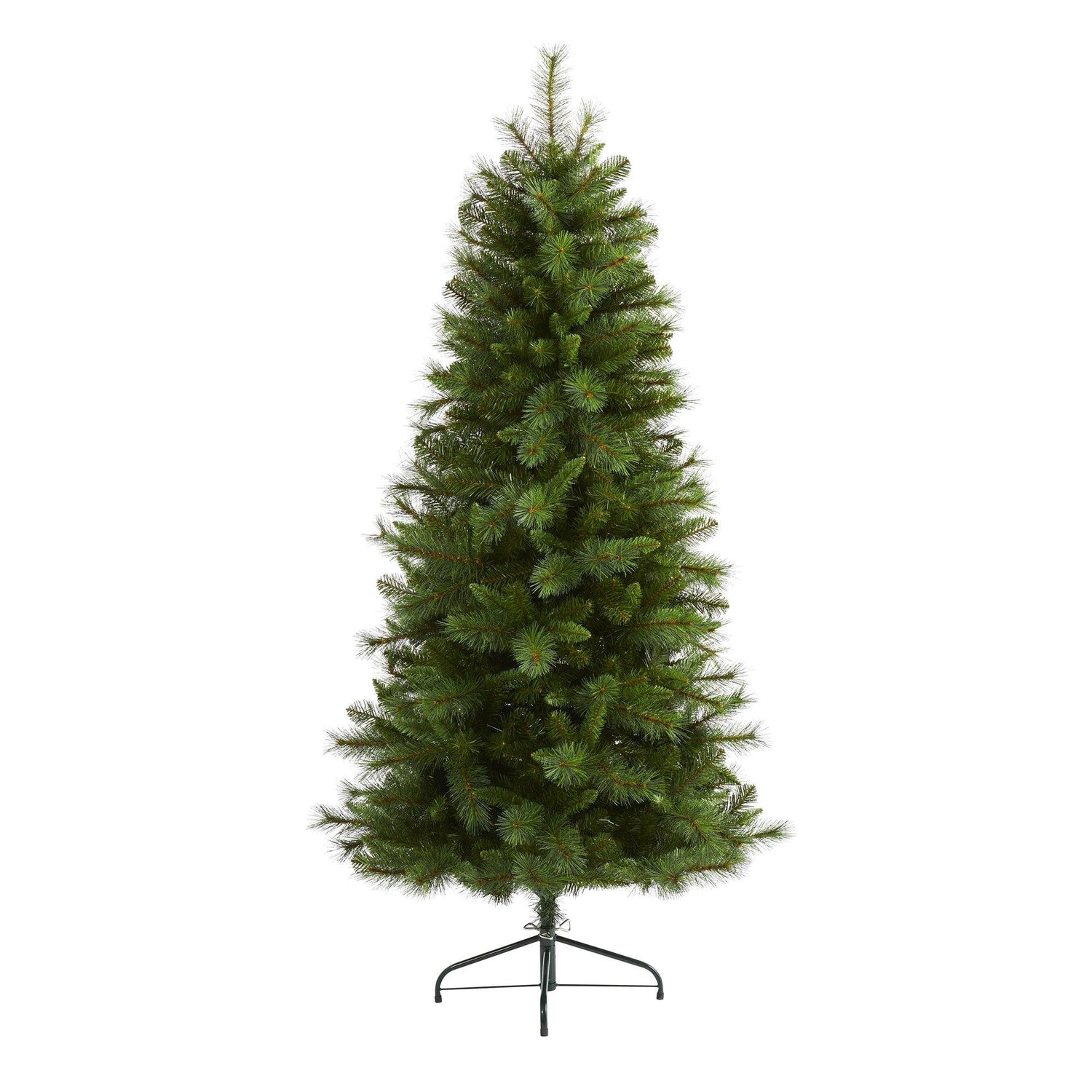 6’ Slim West Virginia Mountain Pine Artificial Christmas Tree with 629 Bendable Branches