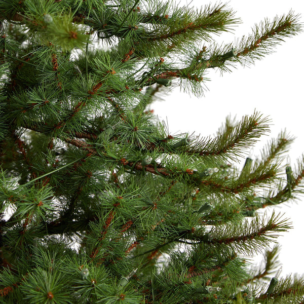 6’ Vancouver Mountain Pine Artificial Christmas Tree with 350 Clear Lights and 1332 Bendable Branches