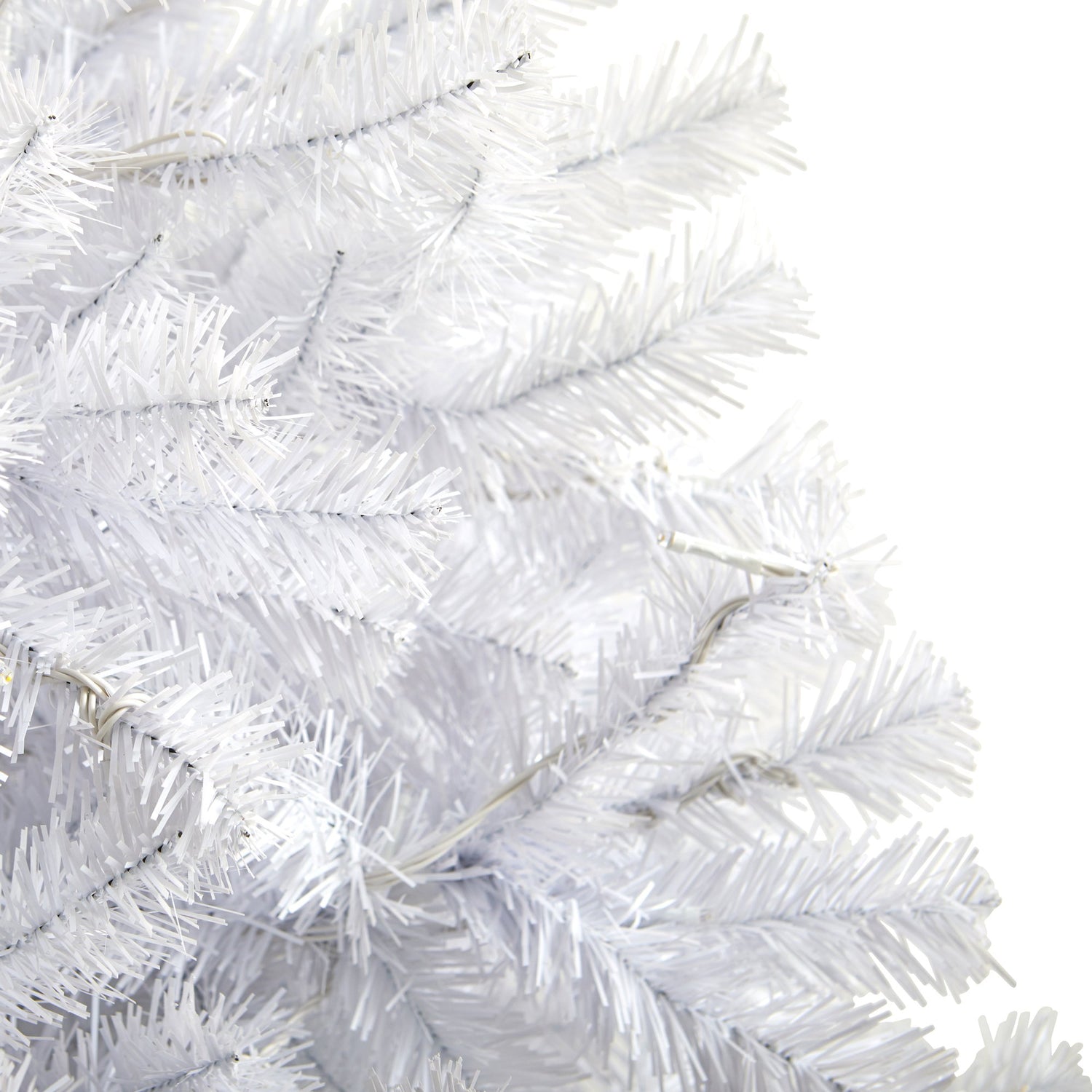 6' White Artificial Christmas Tree with 680 Bendable Branches