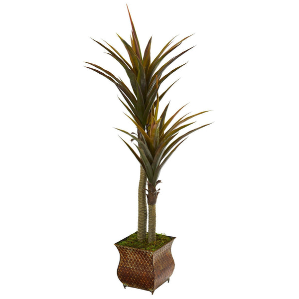 61” Yucca Artificial Tree in Decorative Planter