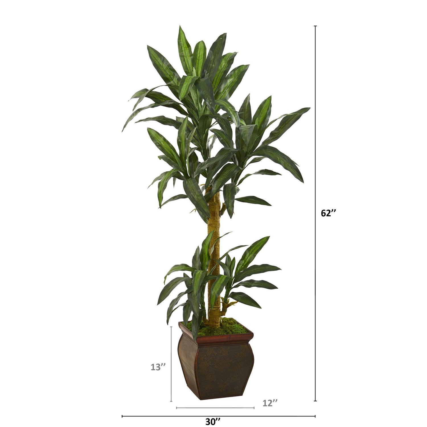62” Yucca Artificial Plant in Decorative Planter