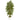 64” Bamboo Artificial Tree in White Tin Planter