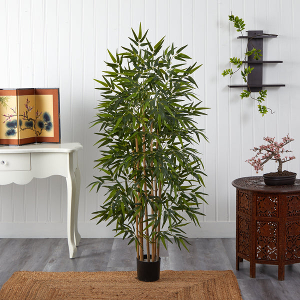 64" Bamboo Silk Tree Nearly Natural"