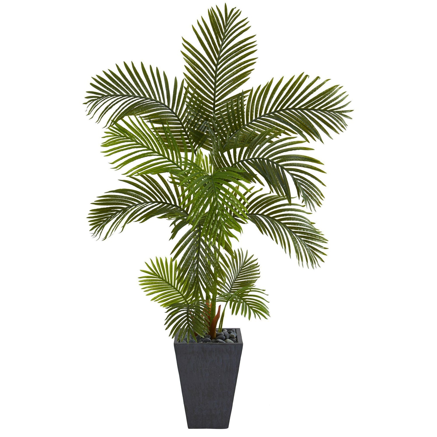 65” Areca Palm Artificial Tree in Slate Planter