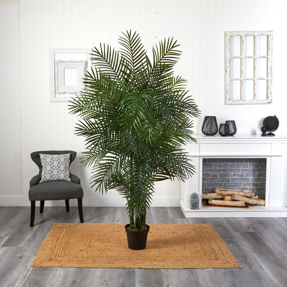 areca palm bedroom Nearly Natural 6.5 ft. Areca Palm UV Resistant