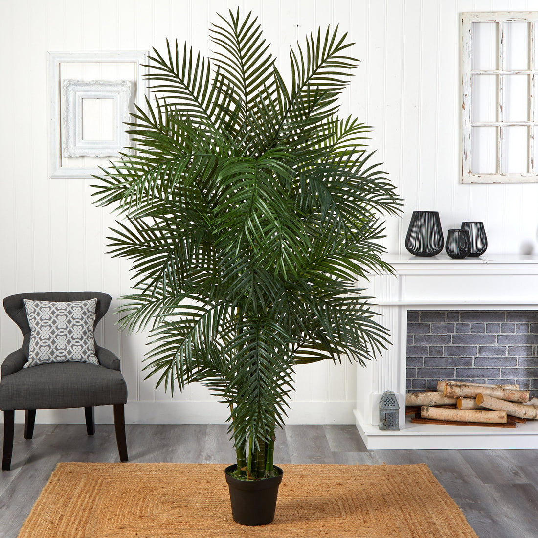 areca palm good for bedroom Nearly Natural 6.5 ft. Areca Palm UV Resistant
