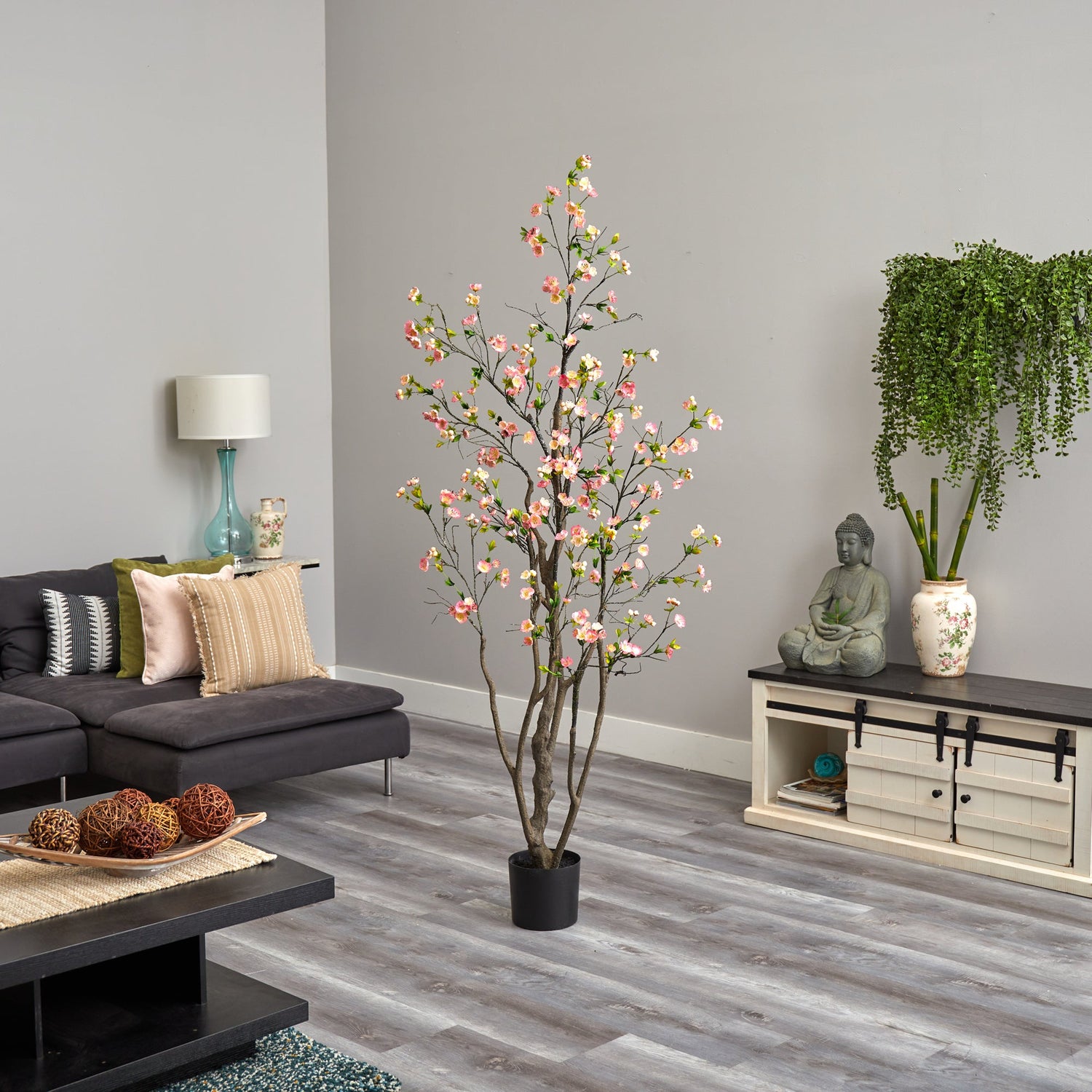 6.5’ Cherry Blossom Artificial Tree