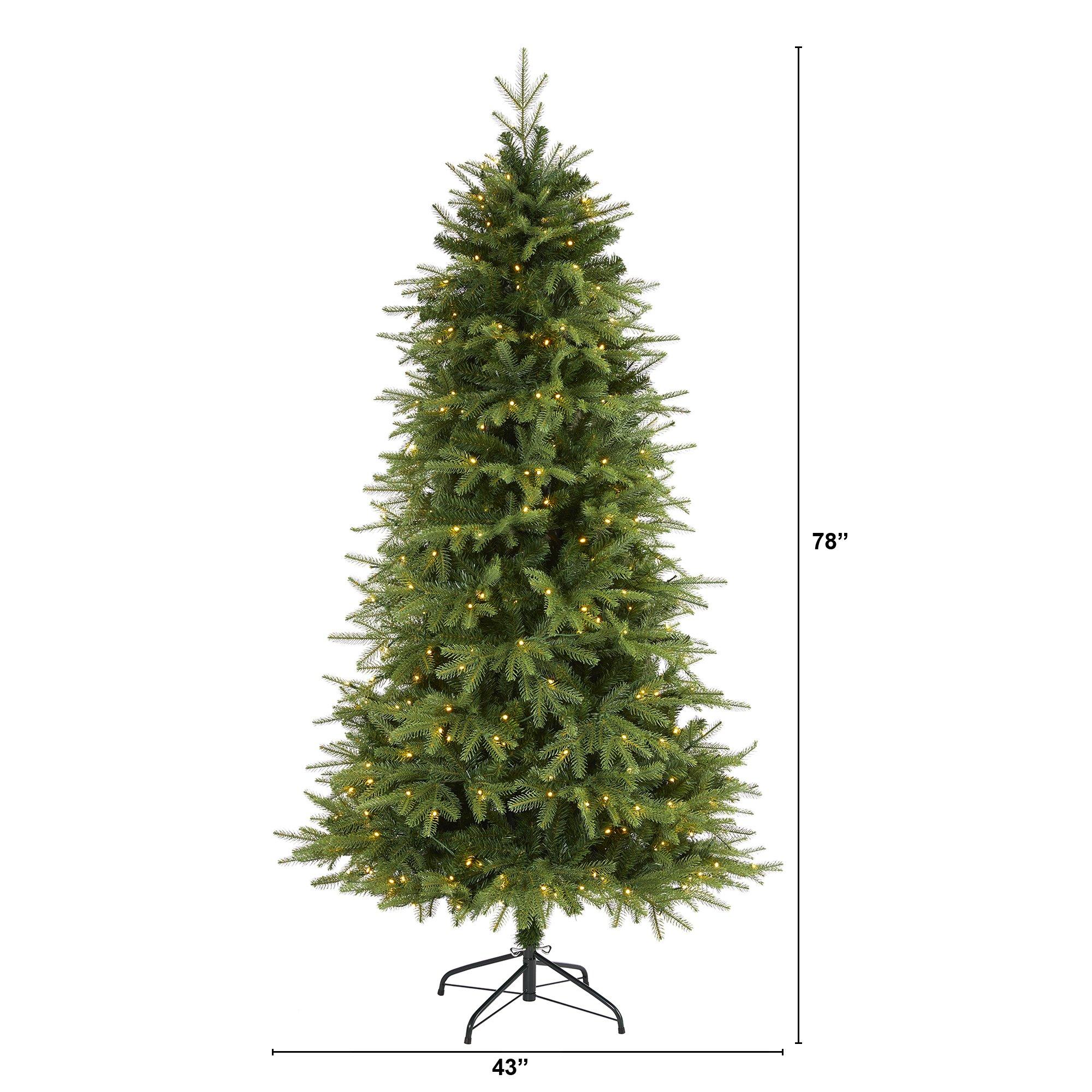 6.5' Vancouver Fir “Natural Look” Artificial Christmas Tree with