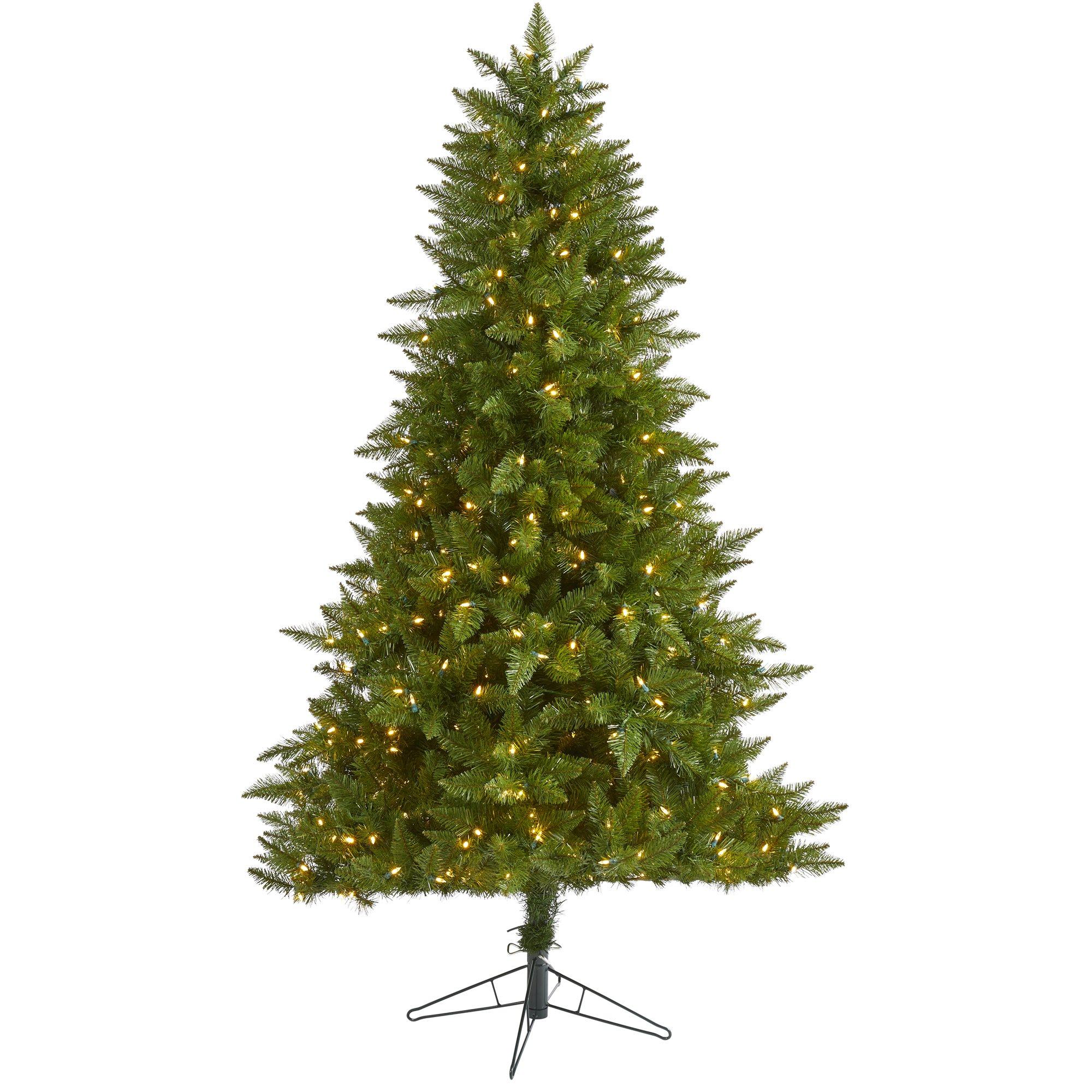 6.5' Vermont Spruce Artificial Christmas Tree with 450 Warm White