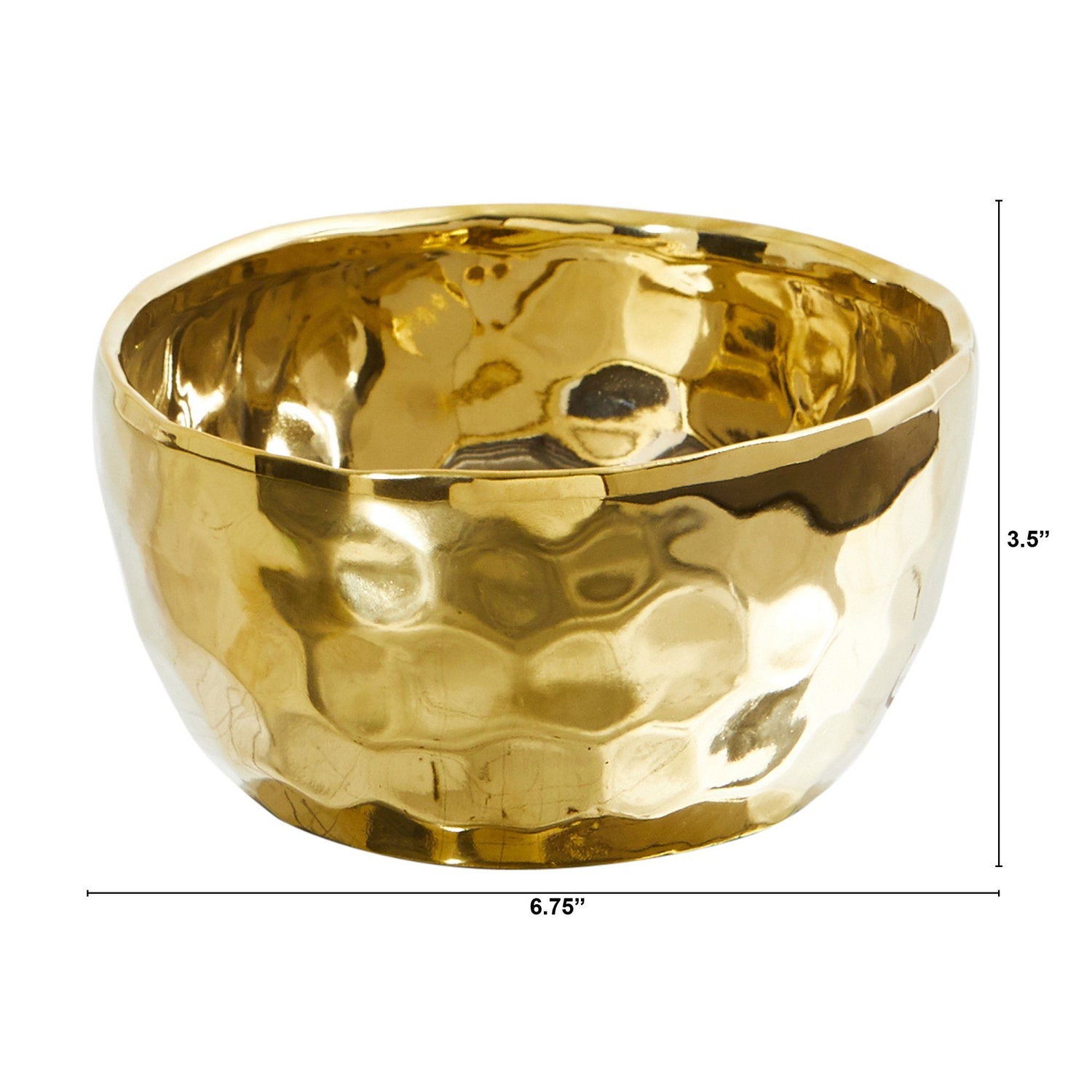 6.75” Designer Gold Bowl