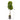 69” Fiddle Leaf Artificial Tree in Ribbed Metal Planter (Real Touch)