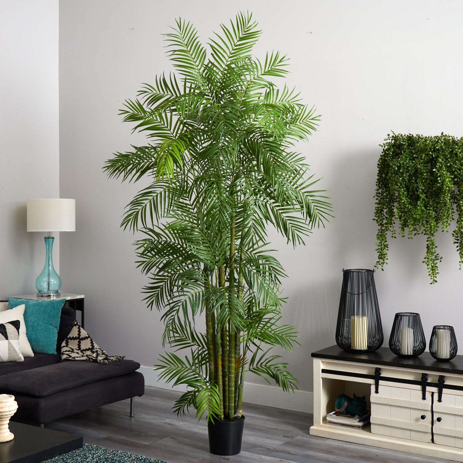 areca palm 7 gallon Nearly Natural 7' Areca Silk Palm Tree