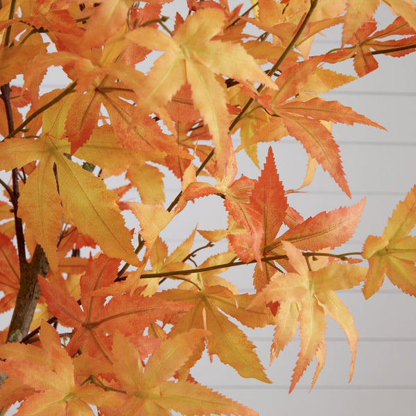 7’ Autumn Maple Artificial Fall Tree
