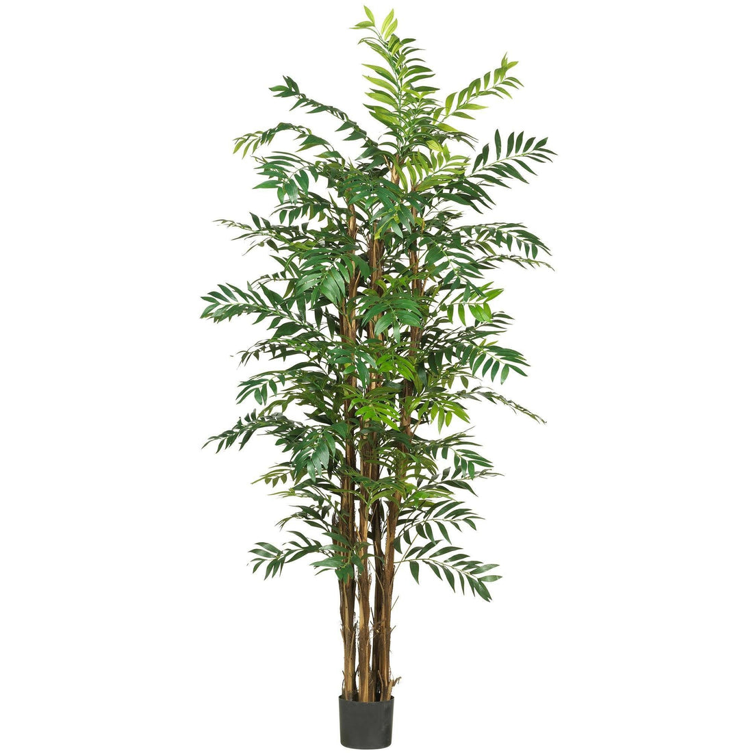 7' Bamboo Palm Silk Tree Nearly Natural