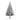 7' Flocked White River Mountain Pine Artificial Christmas Tree with Pinecones
