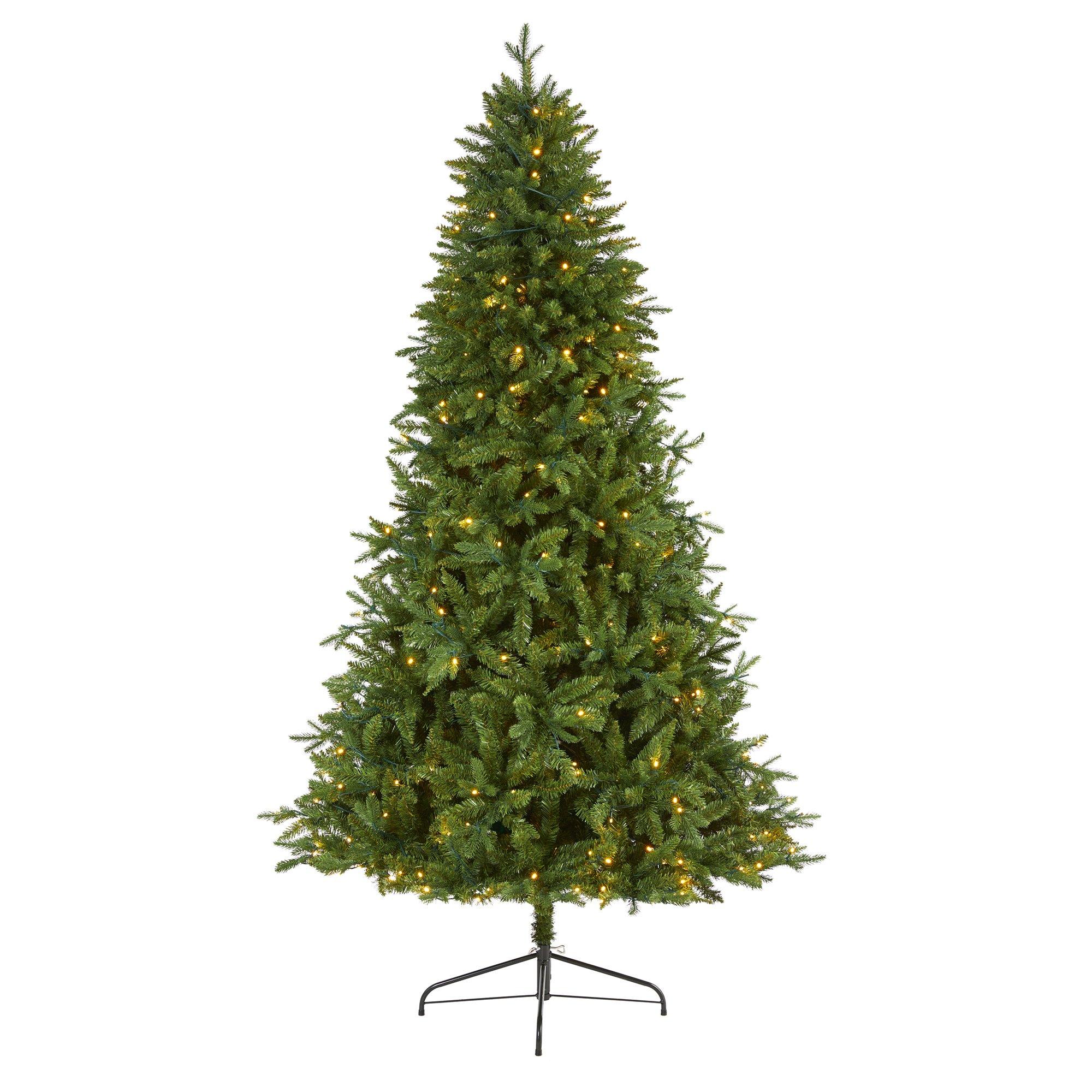 7' New Hampshire Fir Artificial Christmas Tree with 450 Clear LED