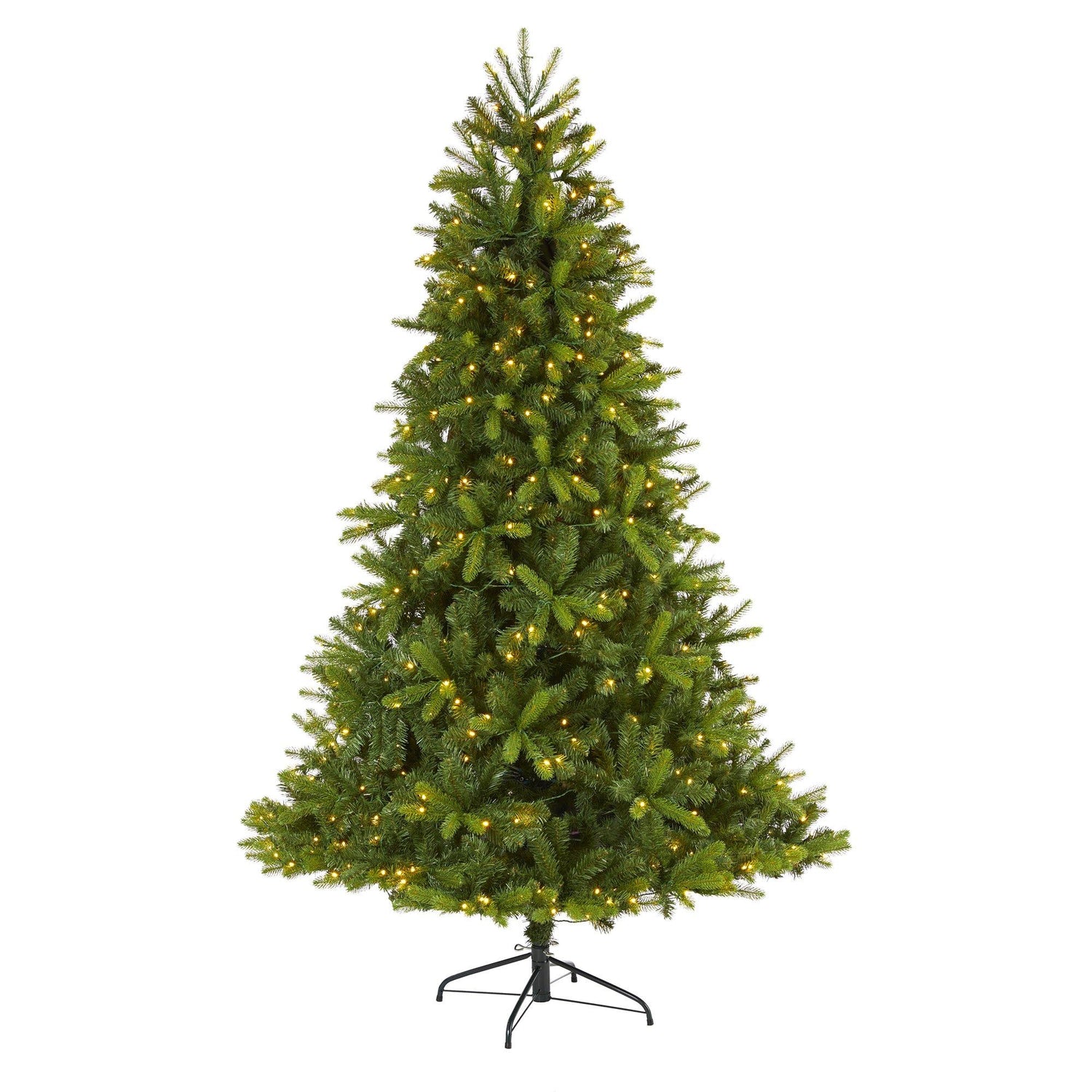 7’ New Haven Spruce “Natural Look” Artificial Christmas Tree with 500 LED Lights