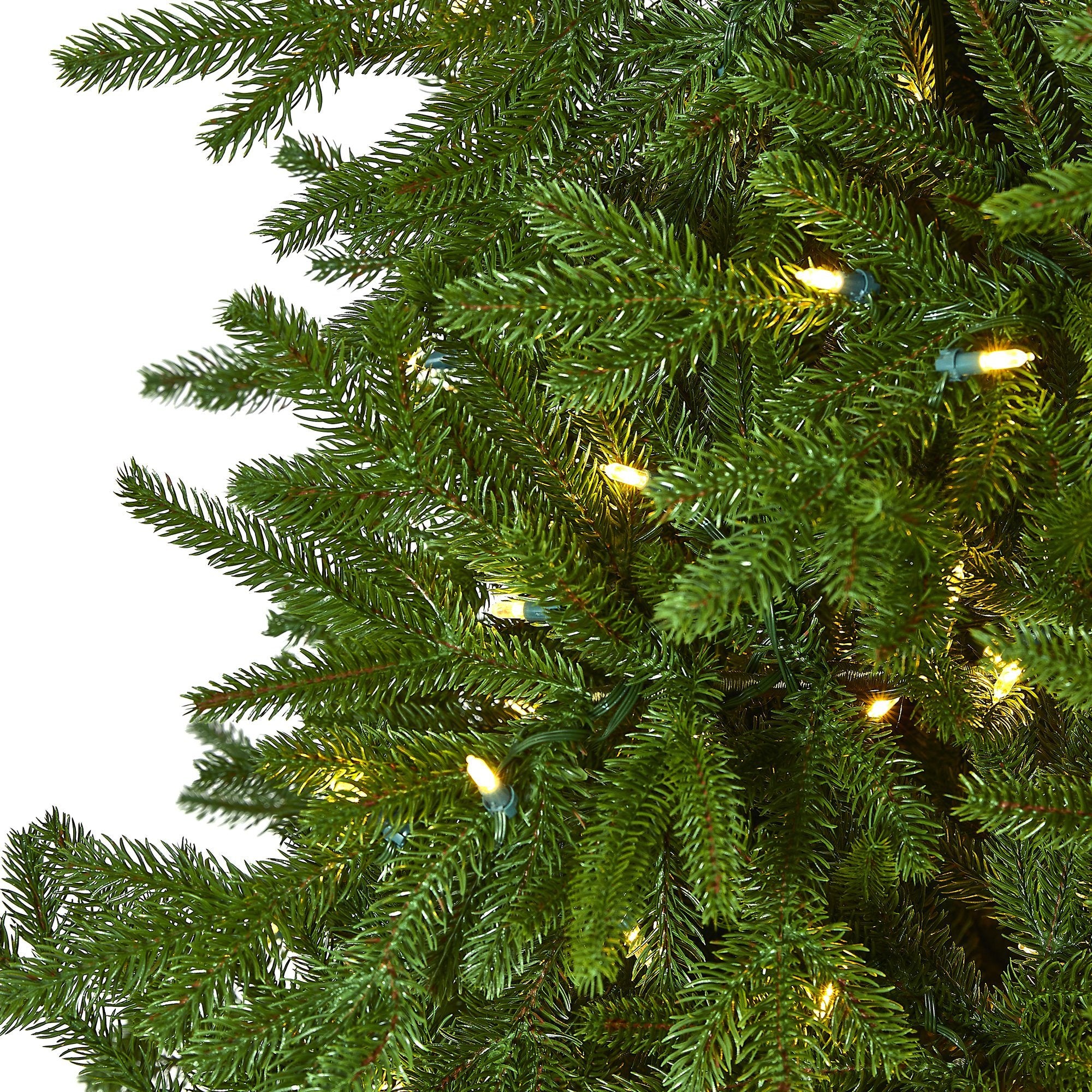 7' Nova Scotia Fir Real Touch Artificial Christmas Tree with 400