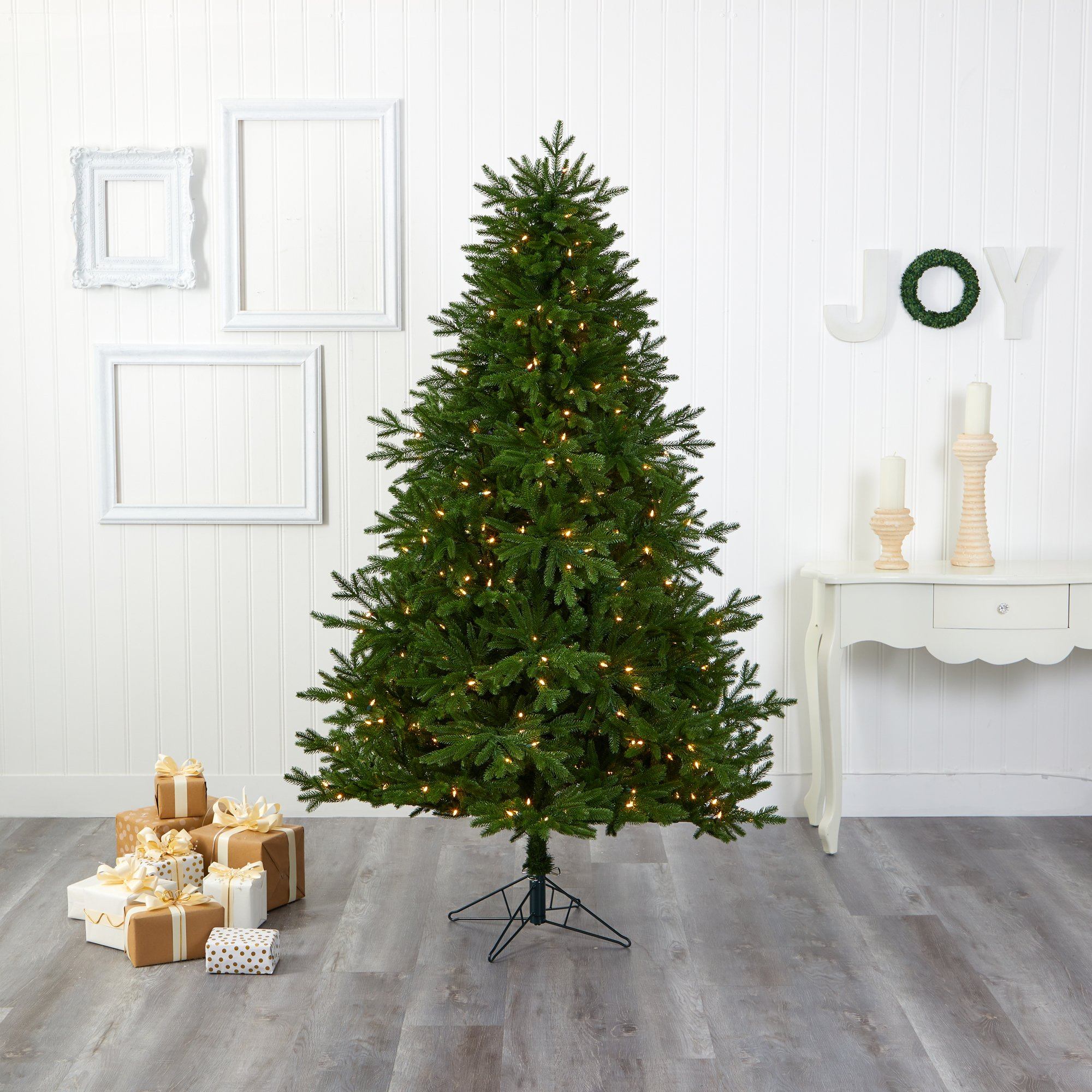 7' Nova Scotia Fir Real Touch Artificial Christmas Tree with 400