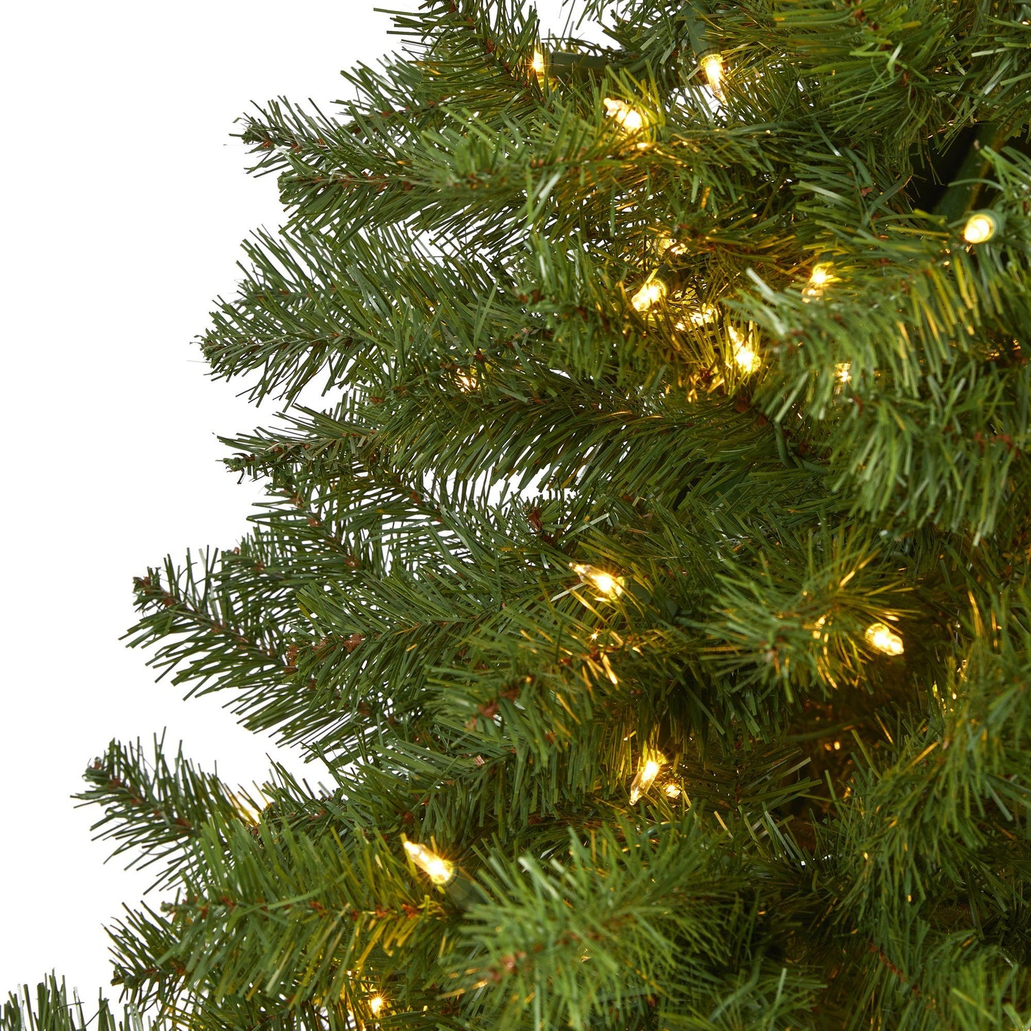 7' Springfield Artificial Christmas Tree with 400 Warm Clear Lights and 916 Bendable Branches