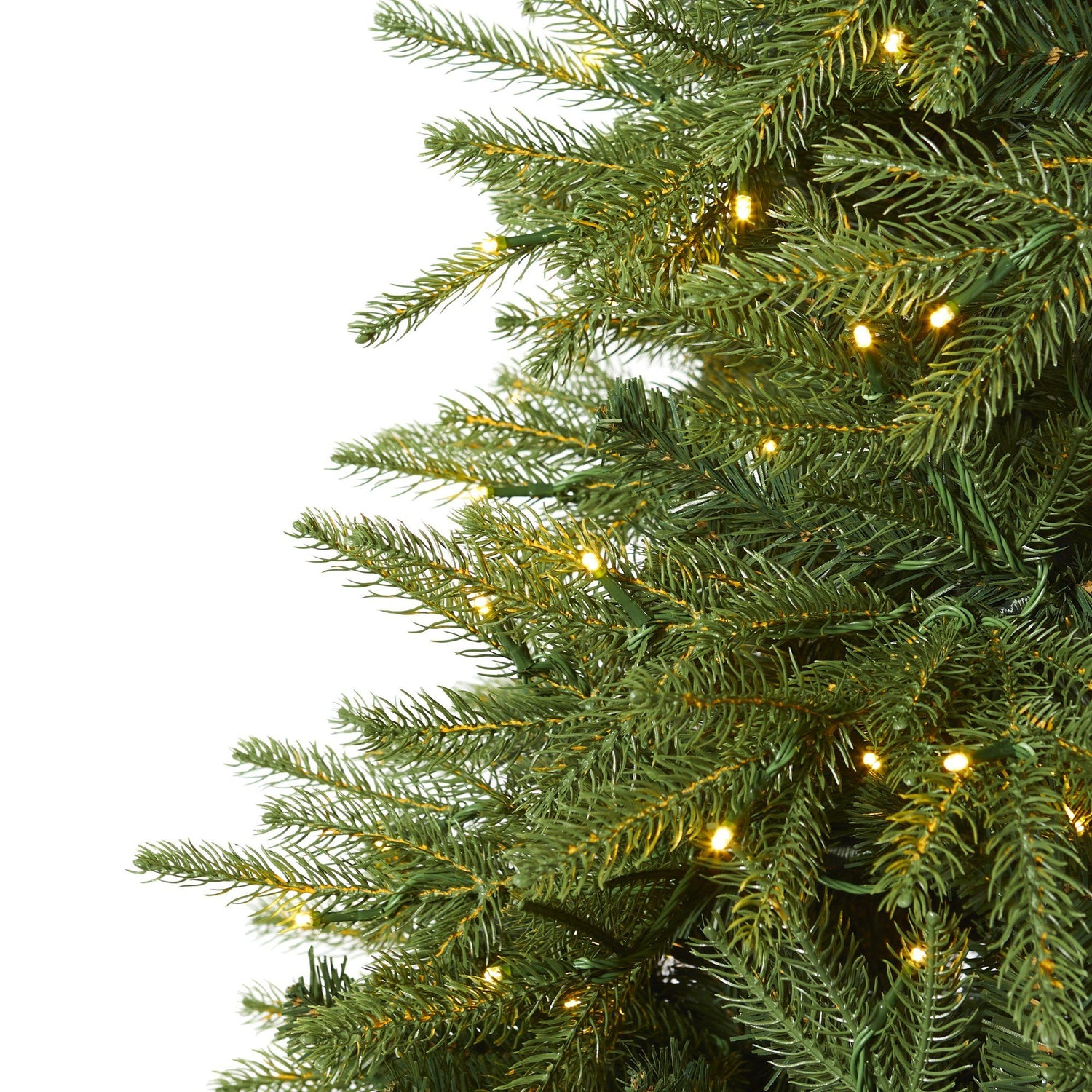 7’ Vancouver Fir “Natural Look” Artificial Christmas Tree with 500 Clear LED Lights and 2542 Bendable Branches