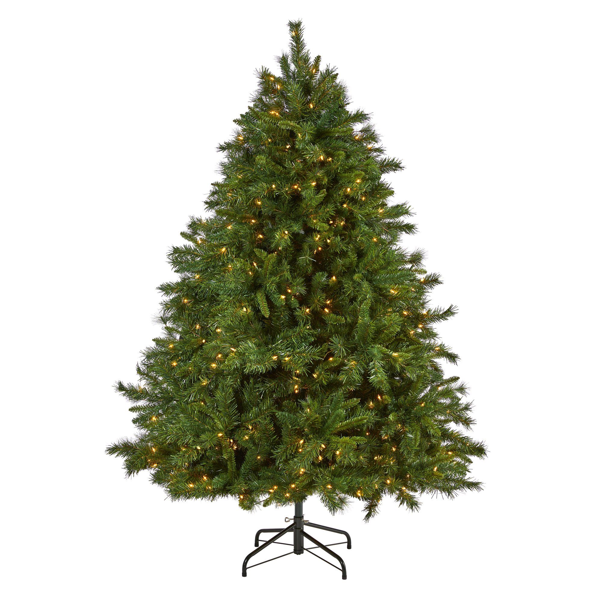 7' Wyoming Mixed Pine Artificial Christmas Tree with 550 Clear