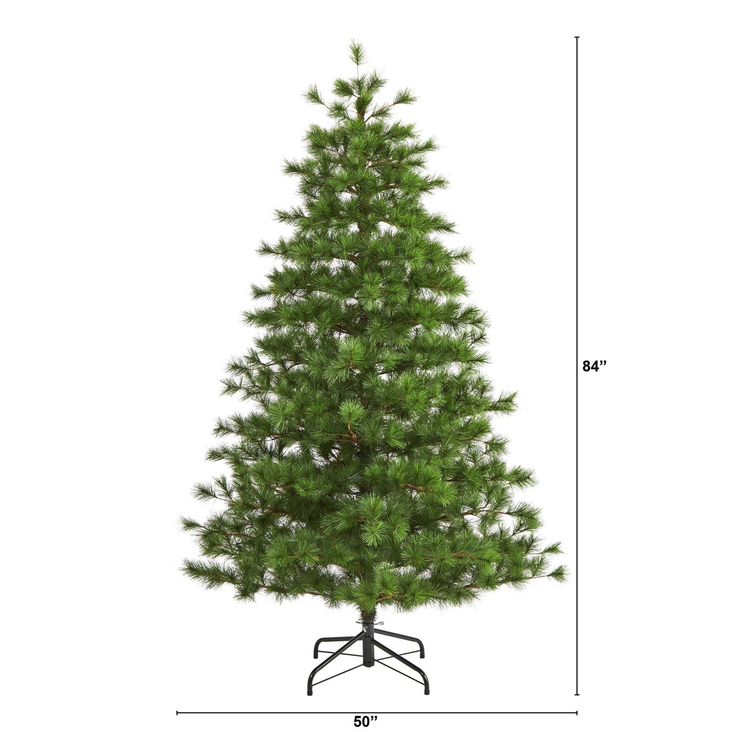 7’ Yukon Mixed Pine Artificial Christmas Tree with 1104 Bendable Branches