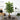 70” Areca Palm Artificial Tree in Decorative Metal Pail with Rope (Real Touch)