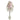 70” Cherry Blossom Artificial Tree in White Planter