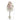70” Cherry Blossom Artificial Tree in White Planter