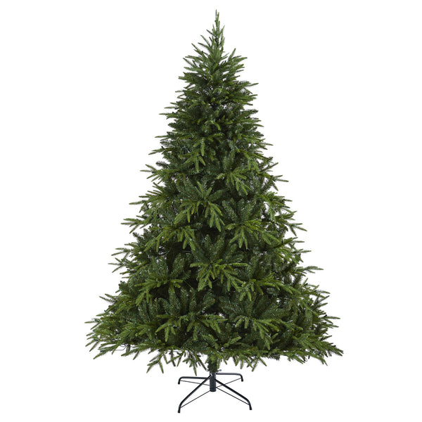 7.5’ Colorado Mountain Fir “Natural Look” Artificial Christmas Tree with 600 Clear LED Lights and 3048 Bendable Branches