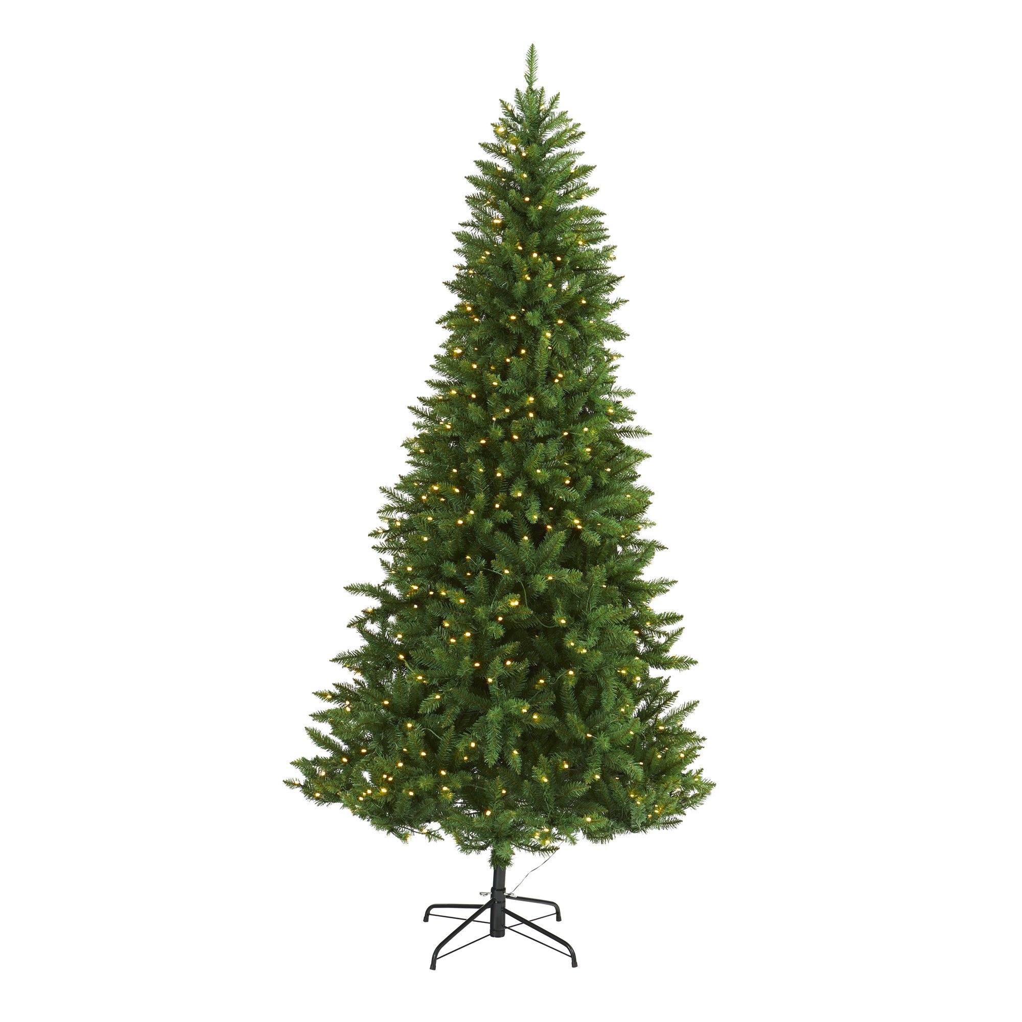 7.5' Green Valley Fir Artificial Christmas Tree with 500 Clear LED