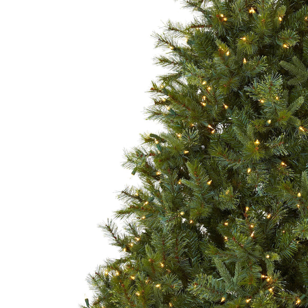 7.5' Majestic Multi-Pine Christmas Tree w/Clear Lights