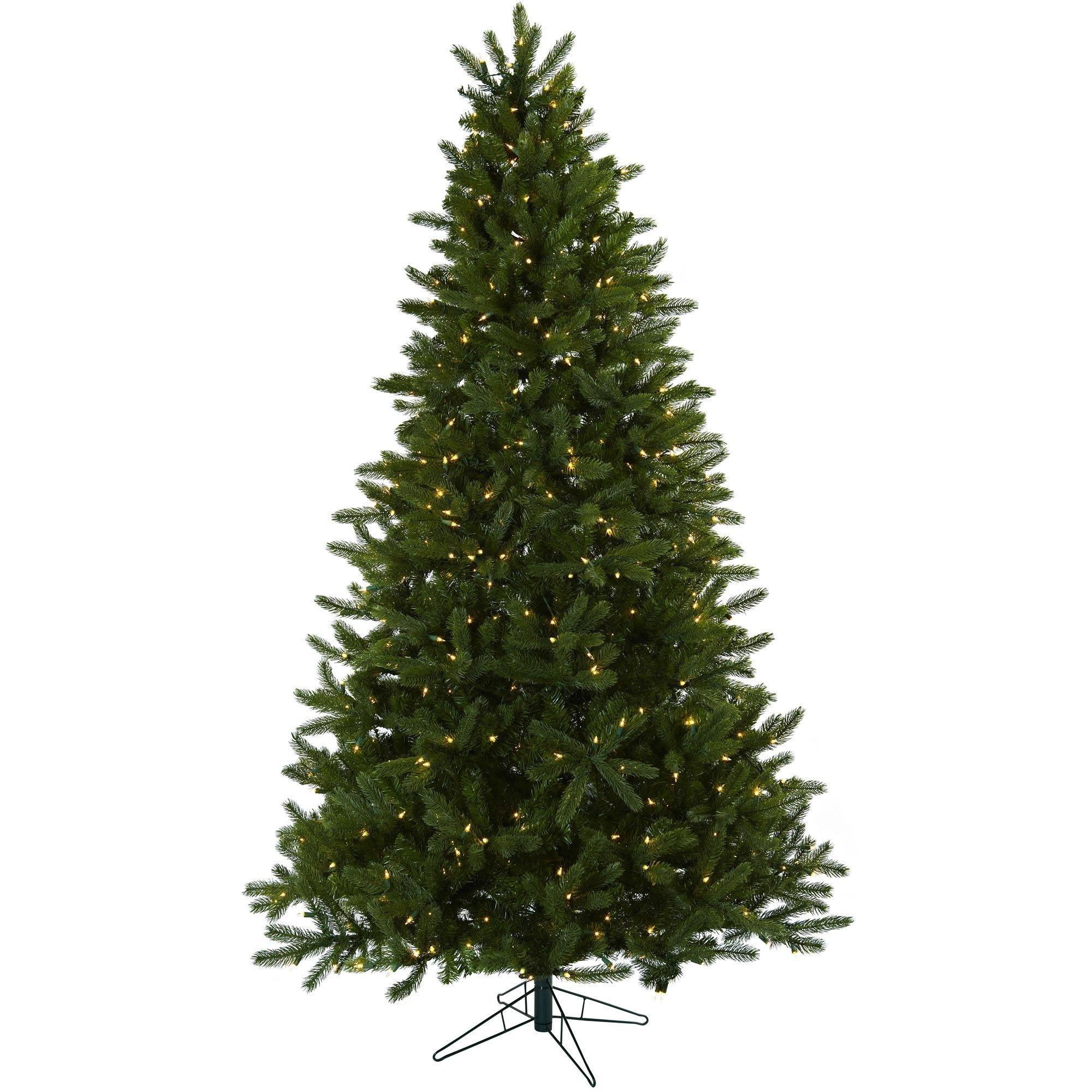 7.5' Rembrandt Christmas Tree w/Clear Lights | Nearly Natural